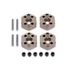 WR8 - ALUMINUM LOCKING HEX WHEEL HUB (12mm/4pcs)