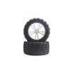 Roues complètes Monster Truck 1:10 (jantes blanches/2pcs)