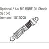 Opt. Alu BIG BORE Oil Shock Set (4)