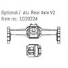 Opt. Alu Rear Axle V2 - EVO/GOAT