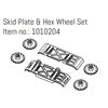 Skid Plate & Hex Wheel Set - GOAT