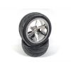1:10 Buggy Wheel Set 6-Spoke/Street rear chrome (2)