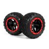 Slyder ST Wheels/Tires Assembled (Black/Red)