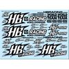 World Team HB Racing Decals Black