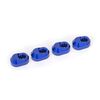 Suspension pin retainer, 6061-T6 alum inum (blue-anodized) (4)