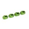 Suspension pin retainer, 6061-T6 alum inum (green-anodized) (4)