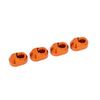 Suspension pin retainer, 6061-T6 alum inum (orange-anodized) (4)