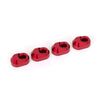 Suspension pin retainer, 6061-T6 alum inum (red-anodized) (4)
