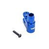 Servo horn, steering, 6061-T6 aluminu m (blue-anodized)