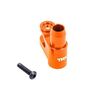 Servo horn, steering, 6061-T6 aluminu m (orange-anodized)