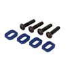Washers, motor mount, aluminum (blue