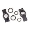 Carriers, stub axle (rear) (left & ri ght)/ 20x32x7mm bearings (2)/ 15x24x5 mm bearings (2)