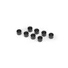 Spacer, shock cap, 6061-T6 aluminum ( black-anodized) (8)