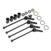 Driveshafts, steel constant-velocity (assembled), front or rear (4) (for u se with #8995 WideMaxx suspension kit