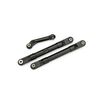Toe links, molded composite, 98mm (88 mm center to center) (black) (2)/ ste ering link (1)