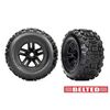 Tires & wheels, assembled, glued (3.8 ' black wheels, belted Sledgehammer t ires, foam inserts) (2)