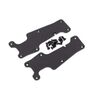 Suspension arm covers, black, front ( left and right)/ 2.5x8 CCS (12)