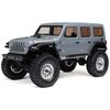 CRAWLER JEEP WRANGL. 1:24 4WD EP RTR GREY - JLU 4x4 Rock Crawler Brushed
