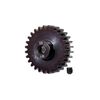 Gear, 28-T pinion (machined, hardened steel) (1.0 metric pitch) (fits 5mm shaft)/ set screw