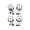 Hobbytech Metal 1.9 Beadlock 3 White 4st