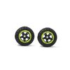 Slyder ST Wheels/Tires Assembled (Black/Green)