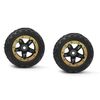 Slyder ST Wheels/Tires Assembled (Black/Gold)