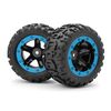 Slyder MT Räder/Reifen Montiert (Schwarz/Blau)