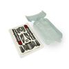 CLEAR LEXAN PHANTOM XB BODY & WING - W/ DECAL