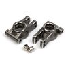 Aluminium Hinterradnabensatz (Grau/2Stk)