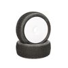 HB Gridlock Mounted Tire (Red/White Wheel/1:8 Buggy)