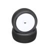 HB Gridlock Spec V3 Mounted Tire (Red Compound/White Wheel/1:8 Buggy)