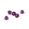 PURPLE ALLOY WHEEL NUTS M4 (5PCS)