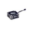 Ventilateur aluminium 25x25mm 32000rpm 5.8-8.5V Black & Silver