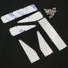 Stainless Steel Rear Bumper Diamond Plate for Traxxas TRX-4
