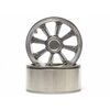 Gemini 1.9 High Mass Beadlock Aluminum Wheels Spoke-8 (2pcs) Gun Metal