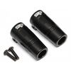Aluminum Rear Lockout Black 2pcs. for Axial SCX10 II