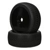 Black Jack Mounted Tire (White Compound/Carbon Wheel/1:8 Buggy)