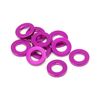 Rondelle aluminium  3x6x1.0mm (violet/10pcs)