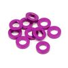 Rondelle aluminium  3x6x1.5mm (violet/10pcs)