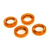 Spring retainer (adjuster), orange-an odized aluminum, GTX shocks (4) (asse mbled with o-ring)