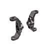 Caster blocks, 6061-T6 aluminum (dark titanium-anodized) (left & right)