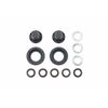 Hub Nuts Single Wheel (Black/2pcs)