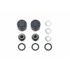 Hub Nuts Dual Wheel (Black/2pcs)
