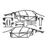 Cage, body (complete with assembly ha rdware) (attaches to #10911 body)