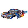 Body, Slash 4X4 (also fits Slash VXL & Slash 2WD), Rock n' Roll (painted, decals applied) (assembled with front