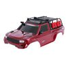 Body, TRX-4 Sport, complete, red (pai nted, decals applied) (includes grill e, side mirrors, door handles, windsh