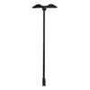 Lampe trapézoïdale à LED à deux flammes blanc chaud