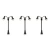 Lanterne LED arc blanc chaud 3 pièces