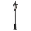 Lanterne de parking LED hexagonale avec couronne blanc chaud