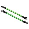 Push rods, aluminum (green-anodized) (2) (assembled with rod ends)